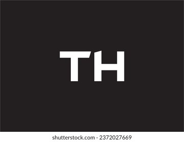 th letter logo and monogram design
