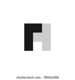 th letter logo vector