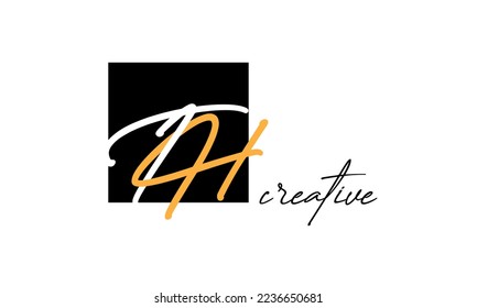 Letras diseño creativo del logotipo del tipo de letra moderno