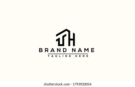 TH Logo Design Template Vector Graphic Branding Element.