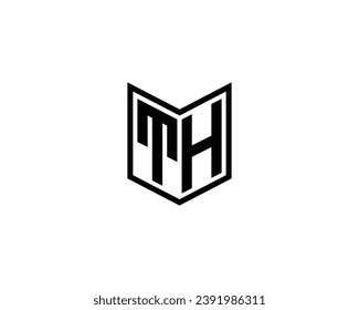 TH logo design vector template