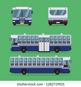 thai air force bus transport car vehicle   vector illustration eps10