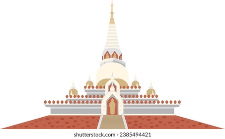 Thai architecture Thailand culture vector