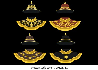 Thai armor vector