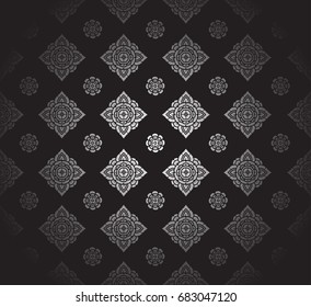 Thai Art Background pattern vector