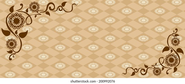 thai art background vector