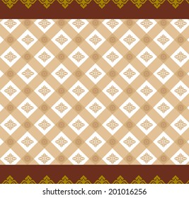 thai art background vector