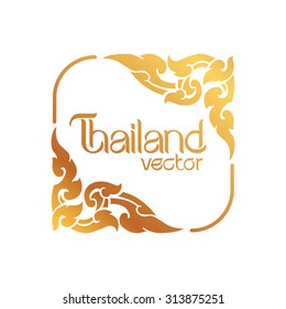 Thai Art Background vector