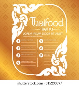 Thai Art Background vector