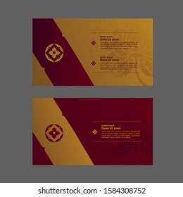 Thai art element for Thai graphic design vector illustration.