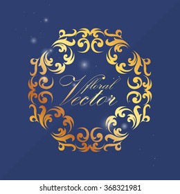 Thai Art floral vector