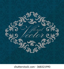 Thai Art floral vector