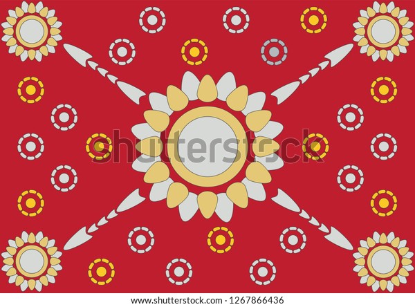 Thai Art Pattern Background Wallpaper Stock Vector (Royalty Free ...