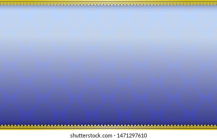 Thai art pattern bright blue background.vector illustration eps10.