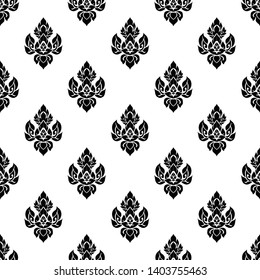 Thai Art Pattern Design Wallpaper