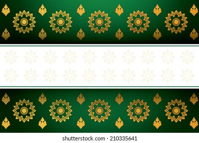  Thai art pattern vector,Thai Art Background vector.
