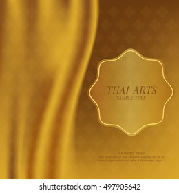 Thai Art vector background.