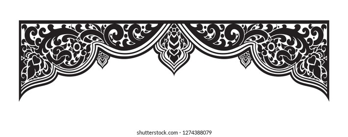 Thai art vector Illustration.