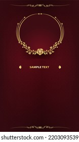 Juego de vectores de arte tailandés. invitaciones, marcos, menús, etiquetas y sitios web. Elementos gráficos para el diseño de catálogos y folletos de cafés, boutiques	
