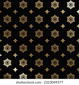 Thai Art Vector. Wrapping paper, fabric print design. Tender design for gift wrappers, wallpaper, wrapping paper, Vector