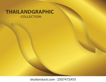 Thai background design element pattern stage backdrop vector illustration.
