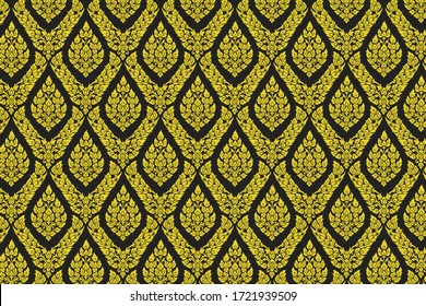 Thai background texture abstract vector