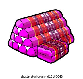 Thai backrest pillow