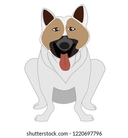 Thai Bangkeaw dog vector
