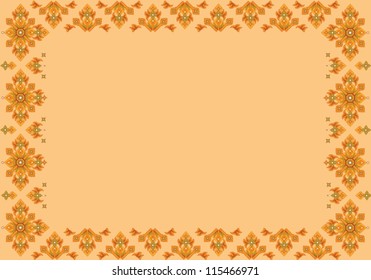 Thai basic ornament vector can be apply for tattoo ,pattern or background