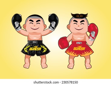 Thai Boxer character design