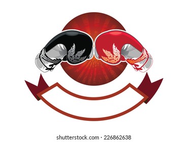 Thai boxing banner