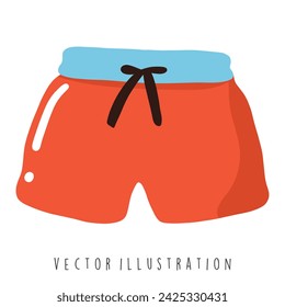 Thai Boxing pants vector illustration