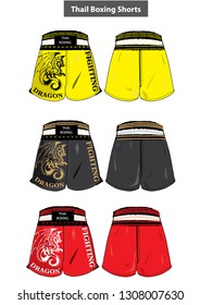 Thai boxing short smart