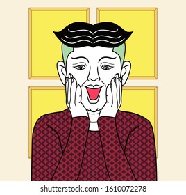 Thai Boy whit surprised face (Woww!)