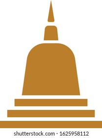 Thai Buddhist temple symbol vector