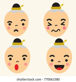 Thai Cartoon Character Vector Cartoon