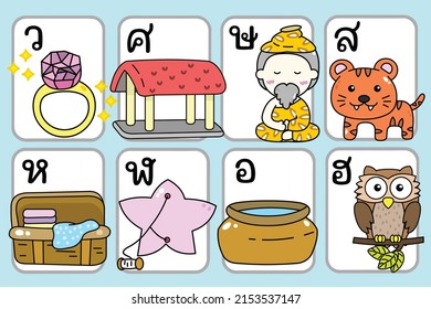 Thai characters, Thai language
Thai alphabet,Woa whan to Hoa nok hook