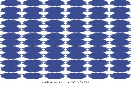 Thai culture patter, Seamless geometric double diamond pattern in two tone blue. blue diamond checkerboard, chessboard seamless Repeat seamless pattern design for fabric printing or background