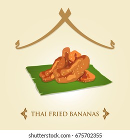 Thai dessert (Thai Fried Bananas)