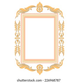 Thai elegant art frame