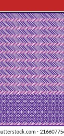 Thai fabric pattern: The Sin Kan is a fabric with the Kan or Kad pattern created with the Mat kan (weft ikat) technique. It is also called “Sin Mat Kan”, “Sin Khat Kan”, and “Sin Khat”.