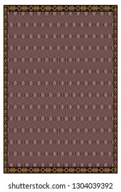 Thai fabric patterns on illustration vector for background screen website