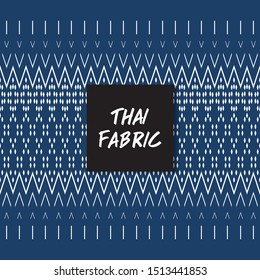 Thai fabric pattern.Wallpaper, Abstract background,Tablecloths, Clothes, Shirts, Dresses, Bedding, Blankets and other textile products-EPS10