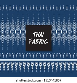Thai fabric pattern.Wallpaper, Abstract background,Tablecloths, Clothes, Shirts, Dresses, Bedding, Blankets and other textile products-EPS10