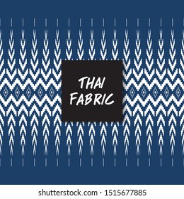 Thai fabric pattern.Wallpaper, Abstract background,Tablecloths, Clothes, Shirts, Dresses, Bedding, Blankets and other textile products-EPS10