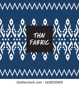 Thai fabric pattern.Wallpaper, Abstract background,Tablecloths, Clothes, Shirts, Dresses, Bedding, Blankets and other textile products-EPS10