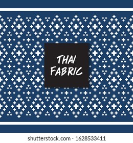 Thai fabric pattern.Wallpaper, Abstract background,Tablecloths, Clothes, Shirts, Dresses, Bedding, Blankets and other textile products-EPS10