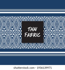 Thai fabric pattern.Wallpaper, Abstract background,Tablecloths, Clothes, Shirts, Dresses, Bedding, Blankets and other textile products-EPS10