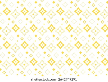 Thai flower pattern background. Thai folk art pattern - flower shape.