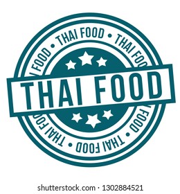 Thai Food Badge Vector Eps10